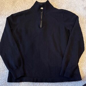 Wool Quarter-Zip Sweater